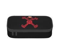 YINGD Pencil case Sesame Street Elmo Anime Stationery Bag Pen Holder Large Capacity for Students Cute Simple Makeup Pouch School Unisex Goods chara