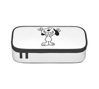 YINGD Pencil case Snoopy Anime Stationery Bag Pen Holder Large Capacity for Students Cute Simple Cosmetic Pouch Stationery School School Unise