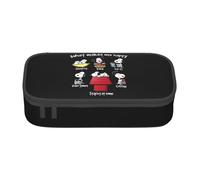 YINGD Pencil case Snoopy Anime Stationery Bag Pen Holder Large Capacity for Students Cute Simple Makeup Pouch School Unisex Goods Character Present