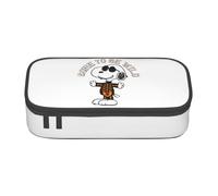 YINGD Pencil case Snoopy Anime Stationery Bag Pen Holder Large Capacity for Students Cute Simple Makeup Pouch School Unisex Goods Character Present