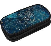 YINGD Pencil Case Stars Compass Astrology