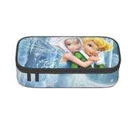 YINGD Pencil case Tinkerbell Anime Stationery Bag Pen Holder Large Capacity for Students Cute Simple Makeup Pouch School Unisex Goods Character pre