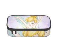 YINGD Pencil Case Tinkerbell Anime Stationery Bag Pen Holder Large Capacity Student Use Cute Simple Cosmetic Pouch Unisex dd85b