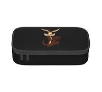YINGD Pencil Case Wile E Coyote Anime Stationery Bag Pen Holder Large Capacity Student Use Cute Simple Cosmetic Pouch Unisex A20