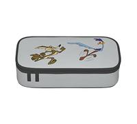 YINGD Pencil case Wile E. Coyote Anime Stationery Bag Pen Holder Large Capacity Student use Cute Simple Makeup Pouch School School Unisex Goods cha