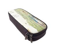 YINGD Peter Rabbit Pencil Case Stylish Leather Bag with Multi-Compartment Design for Organization