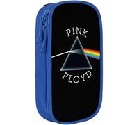 YINGD Pink Rainbow Floyd Pencil Case Bag Storage Pouch Simple Stationery Bag Holder for Middle High School Office College Student