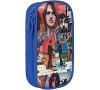 YINGD Pink Rainbow Floyd Pencil Case Organizer Large Capacity with Compartments Pen Bag Multifunction Makeup Bag for Women