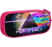 YINGD Pink Rainbow Floyd Pencil Pouch Cute Pencil Case Office College School Student Large Storage Zipper Pouch