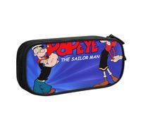YINGD Popeye The Sailor Pencil Case for Desk Organization - Compact Oxford Cloth Pouch to Declutter Workspaces, Drawers