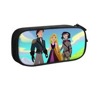 YINGD Rapunzel's Tangled Adventure Pencil Case for Busy Professionals - Sleek Design with 5 Pen Slots & Hidden Pocket (Custom Logo)