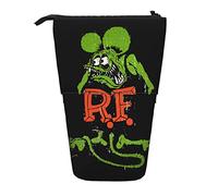 YINGD Rat Fink Pencil Case Expandable Peanuts Organizer Bags Retractable Cute Large Capacity Boy Girl Stationery Pouch Lightweight for School Office cv109