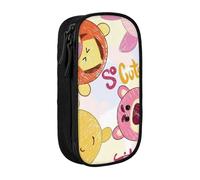 YINGD Ravens Norse Mythology Viking Pencil Case with Compartments Double Sided Hardtop Shell Kids School Stationery Pen Organiser for Boys and Girls