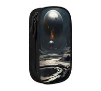 YINGD Rebels of The Cosmos Pencil Case for Busy Professionals - Sleek Design with 5 Pen Slots & Hidden Pocket (Custom Logo)