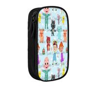 YINGD Route 66 The Great America Road Trip Perfect Pencil Case for Boys Large Storage Main Street of America Pencil Bag