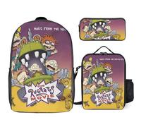 YINGD Rugrats Backpack School Visionary Set Forward-Thinking Three Piece Combo