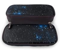 YINGD Saba-ton Logo Leather Pencil case Pencil case Stationery Bag Office Portable Storage Box Cosmetic Box Folder bd