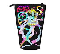 YINGD Sailor Moon Pencil Case Expandable Peanuts Organizer Bags Retractable Cute Large Capacity Boy Girl Stationery Pouch Lightweight for School Office xz98