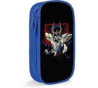 YINGD Saint Seiya Pencil Case Phoenix Ikki Big Capacity Pencil Pen Case Multi-Slot Pencil Bag Pouch Holder Box for Middle for Teen Boys Girls-Blue SAOE