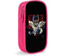 YINGD Saint Seiya Pencil Case Phoenix Ikki Big Capacity Pencil Pen Case Multi-Slot Pencil Bag Pouch Holder Box for Middle for Teen Boys Girls-Pink SAOE