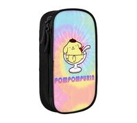 YINGD Sanrio Pompompurin Pencil Case, Multipurpose Pencase,Large Capacity Durable Pencil Pouch Storage Pen Bag Organizer Stationery