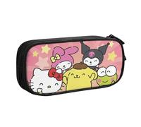 YINGD Sanrio Pompompurin Pencil Case, Multipurpose Pencase,Large Capacity Durable Pencil Pouch Storage Pen Bag Organizer Stationery