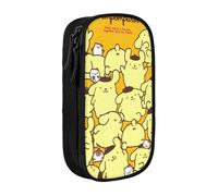 YINGD Sanrio Pompompurin Pencil Case, Multipurpose Pencase,Large Capacity Durable Pencil Pouch Storage Pen Bag Organizer Stationery