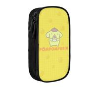 YINGD Sanrio Pompompurin Pencil Case, Multipurpose Pencase,Large Capacity Durable Pencil Pouch Storage Pen Bag Organizer Stationery