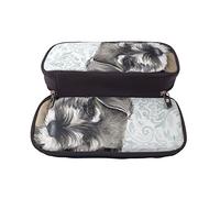 YINGD Schnauzer Cute Dog Large Capacity Pencil case Anime Makeup Pouch Multi-Function for Boys Girls Children Adults Office Gift ui11