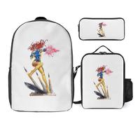 YINGD Science Fiction Heroes Backpack School Explorer Set Three Piece Discovery Combo