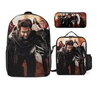 YINGD Science Fiction Heroes Backpack Success Pack Complete School System with Organized Stationery Hub