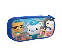 YINGD Sea The Octonauts Pencil Case Large Capacity Pencilcase Double-Layer Pen Bag School Stationery Pouch Organizer Office Supplies for Kids Adult