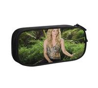 YINGD Shakira Pencil Case for Tech Enthusiasts - Zipper Pouch for Stylus, USB, SD Cards (Office & School)