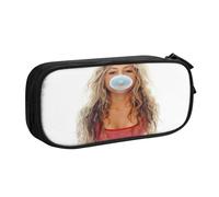 YINGD Shakira Pencil Case for Writers & Journalists - 5 Pen Loops + Note Pad Sleeve (Durable Polyester)