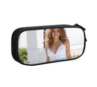 YINGD Shakira Pencil Case Gift Set with Custom Print - Lightweight Oxford Fabric for Students, Travelers, Professionals