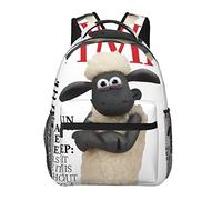 YINGD Shaun the Sheep Backpack Lightweight School Travel Multifunctional Unisex Celebration Anime Character