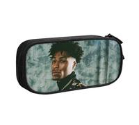 YINGD Singer YoungBoy Never Broke Again Pencil Case Large Capacity Double-Layer Pen Bag School Stationery Pouch Organizer Office Supplies Pencase for Kids A