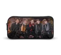 YINGD Singers Why Don't We Pencil Case Student Pen Bag Storage Organizer Pencil Case Stationery Bag Office Supplies for Kids and Adult
