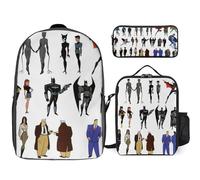 YINGD Sky High The Animated Series Backpack Success Pack Complete School System with Organized Stationery Hub