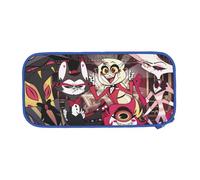 YINGD Snoopy Cartoon Charlie Brown Pen Box Double Layer for School Peanuts Comic Pencilcase