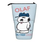YINGD Snoopy Olaf Pencil Case Expandable Peanuts Organizer Bags Retractable Pen Case Cute Large Capacity Boy Girl Stationery Pouch Lightweight for School Office f68