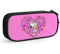 YINGD Snoopy Pencase Big Capacity Pen Pouch Boxes with Zipper for School Marker Desk Organizer Bag, Large Storage Office Supplies Stationery bd