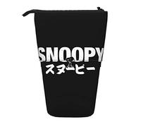 YINGD Snoopy Pencil Case Expandable Peanuts Organizer Bags Retractable Pen Case Cute Large Capacity Boy Girl Stationery Pouch Lightweight for School Office cv55
