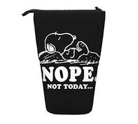 YINGD Snoopy Pencil Case Expandable Peanuts Organizer Bags Retractable Pen Case Cute Large Capacity Boy Girl Stationery Pouch Lightweight for School Office cv152