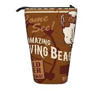 YINGD Snoopy Pencil Case Expandable Peanuts Organizer Bags Retractable Pen Case Cute Large Capacity Boy Girl Stationery Pouch Lightweight for School Office cv56