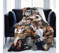 YINGD Soft Throw Blankets Austin Butler Flannel Blanket Ultra Soft Comfortable Blanket Anti Static Washable for Bed Sofa 125x100cm