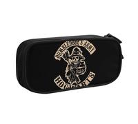 YINGD Sons of Anarchy Pencil Case Multi-Purpose Organizer - Custom Logo Option for Group Events, Corporate Gifts, Parties