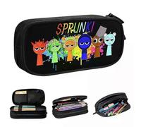 YINGD Sprunki Beats Funny Team Game Pencil Case Creative Incredibox Music Pen Box Bag Girl Boy Big Capacity School Gift Pencilcases