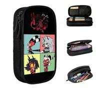 YINGD ss HelluvaBoss Square Frame Pencil Case Lovely Pen Bags Girls Boys Big Capacity Office Gifts Pencilcases