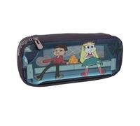 YINGD Star vs. The Forces of Evil Pencil Case Elegant Zippered Pen Pouch for Students Professionals & Artists